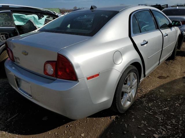 1G1ZC5E0XCF211463 - 2012 CHEVROLET MALIBU 1LT SILVER photo 4