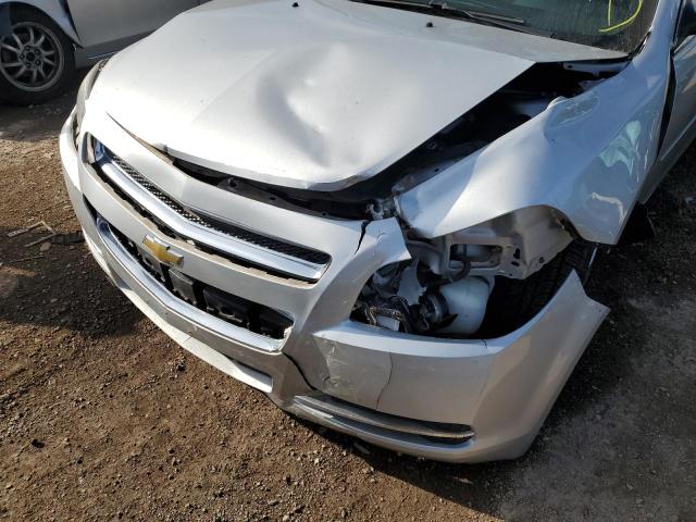 1G1ZC5E0XCF211463 - 2012 CHEVROLET MALIBU 1LT SILVER photo 9