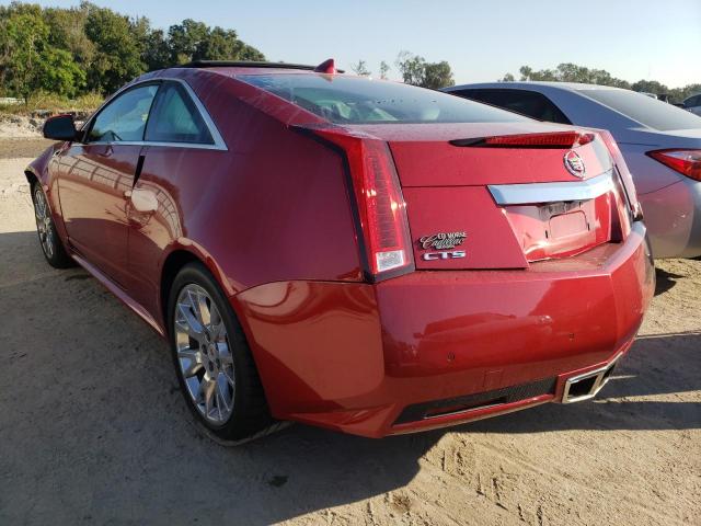 1G6DP1ED3B0154318 - 2011 CADILLAC CTS PREMIU RED photo 3