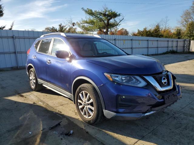 KNMAT2MVXHP561046 - 2017 NISSAN ROGUE S BLUE photo 1