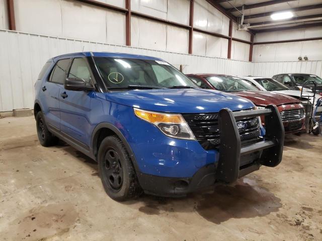 1FM5K8ARXDGC64055 - 2013 FORD EXPLORER P BLUE photo 1