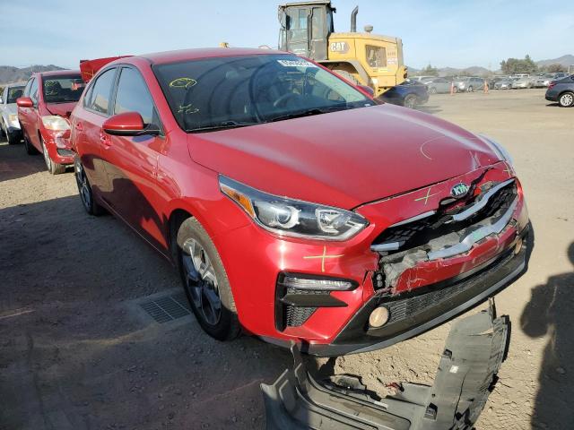 3KPF24AD4KE109617 - 2019 KIA FORTE FE RED photo 1