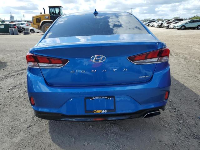 5NPE34AF3JH691925 - 2018 HYUNDAI SONATA SPO BLUE photo 6