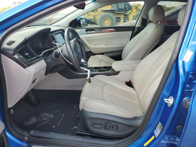 5NPE34AF3JH691925 - 2018 HYUNDAI SONATA SPO BLUE photo 7