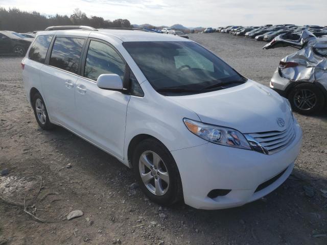 5TDKK3DCXFS623916 - 2015 TOYOTA SIENNA LE WHITE photo 1