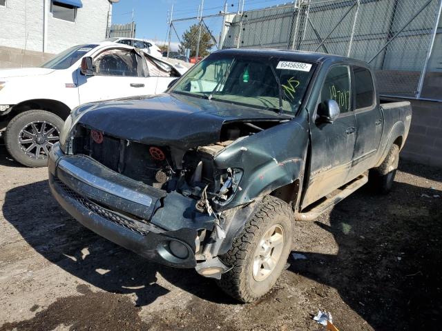 5TBDT44116S510617 - 2006 TOYOTA TUNDRA DOU GREEN photo 2
