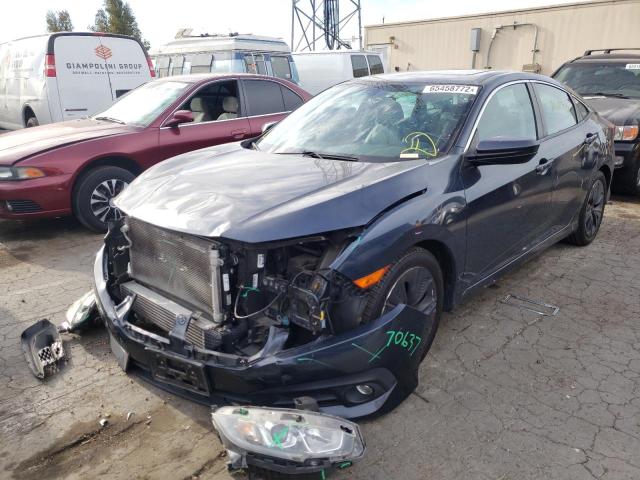 19XFC1F70GE219649 - 2016 HONDA CIVIC EXL 蓝色 照片 2