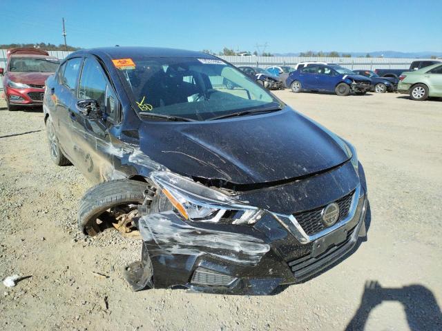 3N1CN8EV2ML826491 - 2021 NISSAN VERSA SV BLACK photo 1