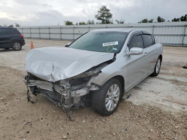 1HGCR3F83EA026385 - 2014 HONDA ACCORD EXL SILVER photo 2