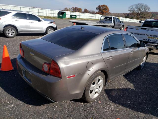 1G1ZB5EB2A4140918 - 2010 CHEVROLET MALIBU LS GRAY photo 4