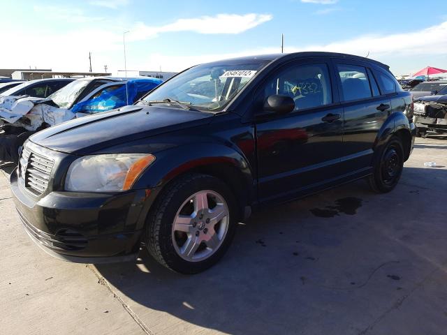 1B3HB28B78D771222 - 2008 DODGE CALIBER BLACK photo 1