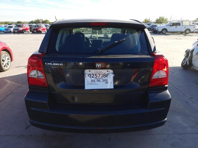 1B3HB28B78D771222 - 2008 DODGE CALIBER BLACK photo 6