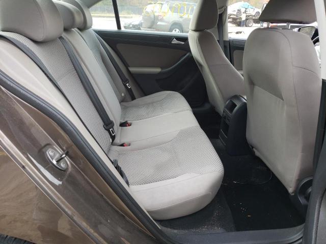 3VW2K7AJ6EM224572 - 2014 VOLKSWAGEN JETTA BASE BROWN photo 6