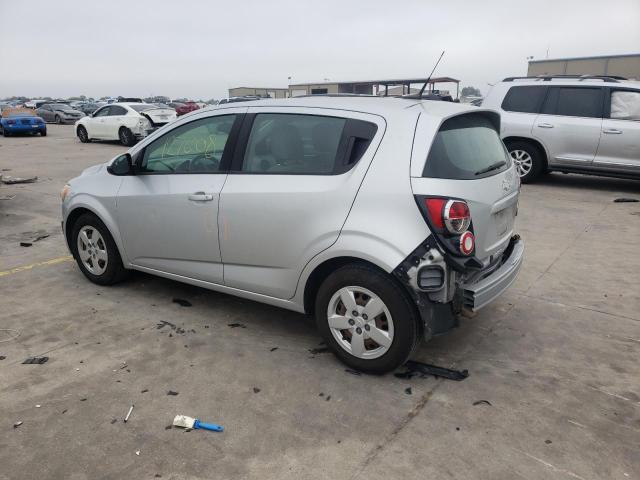 1G1JA6SHXE4119092 - 2014 CHEVROLET SONIC LS SILVER photo 2