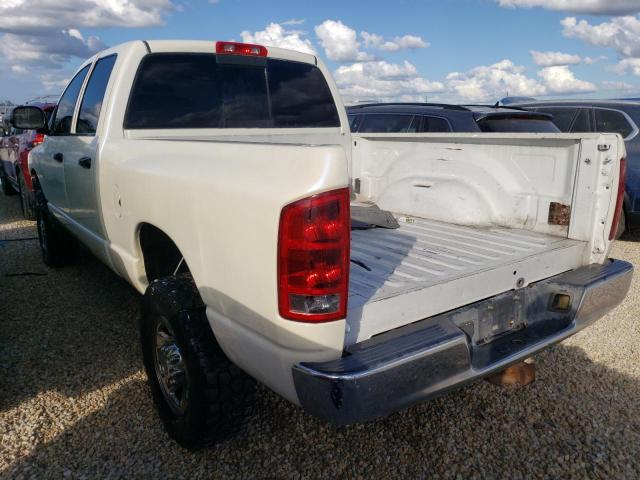 3D7KU28C34G241114 - 2004 DODGE RAM 2500 S WHITE photo 3