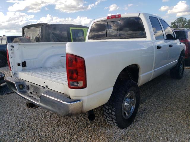 3D7KU28C34G241114 - 2004 DODGE RAM 2500 S WHITE photo 4