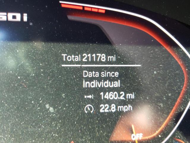 WBA13BK09MCF93639 - 2021 BMW M550XI GRAY photo 8