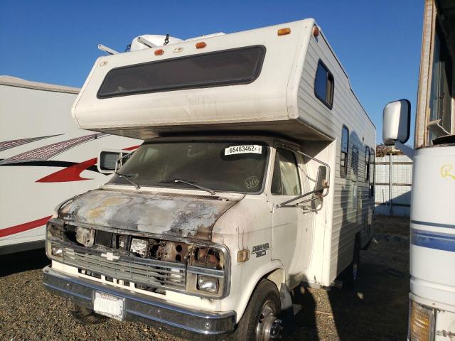 2GBJG31M0E4174359 - 1984 CHEVROLET MOTORHOME CREAM photo 2