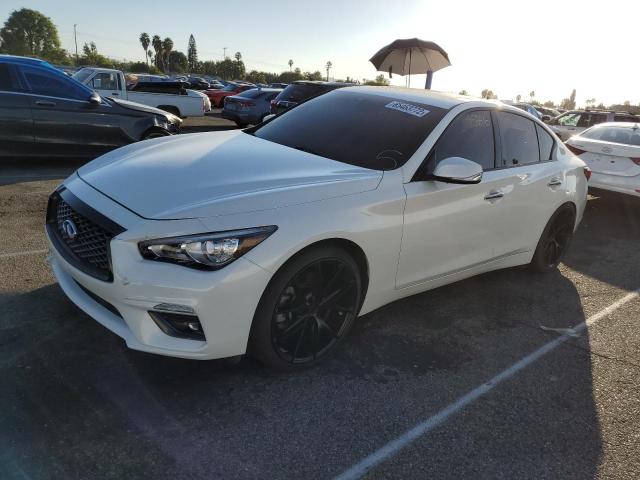 JN1EV7AP9KM515864 - 2019 INFINITI Q50 LUXE WHITE photo 2