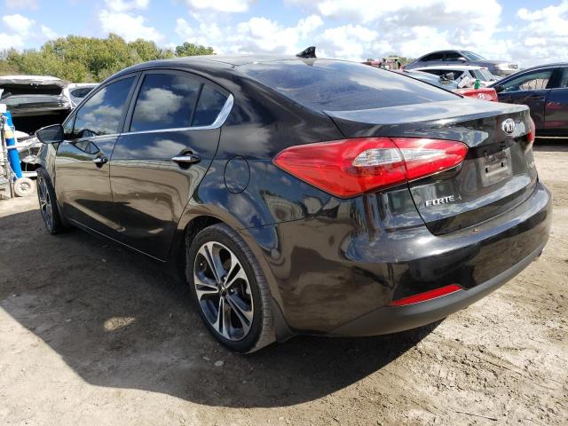 KNAFZ4A81G5489434 - 2016 KIA FORTE EX BLACK photo 3