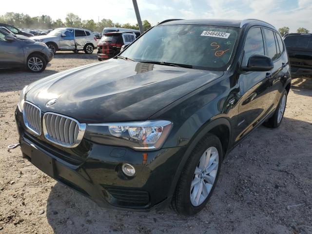 5UXWZ7C55H0U46221 - 2017 BMW X3 SDRIVE2 BLACK photo 2