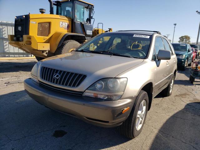 JT6HF10U9Y0105908 - 2000 LEXUS RX 300 TAN photo 9