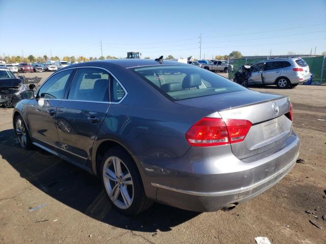 1VWCT7A32FC028196 - 2015 VOLKSWAGEN PASSAT SEL GRAY photo 3