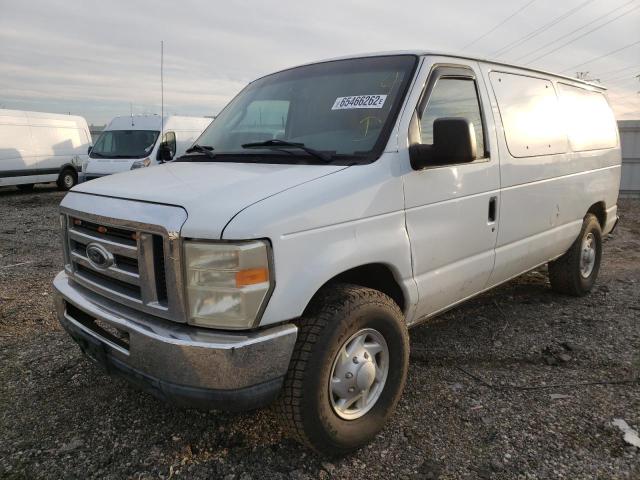 1FBNE31L18DB36759 - 2008 FORD ECONLINE WHITE photo 2