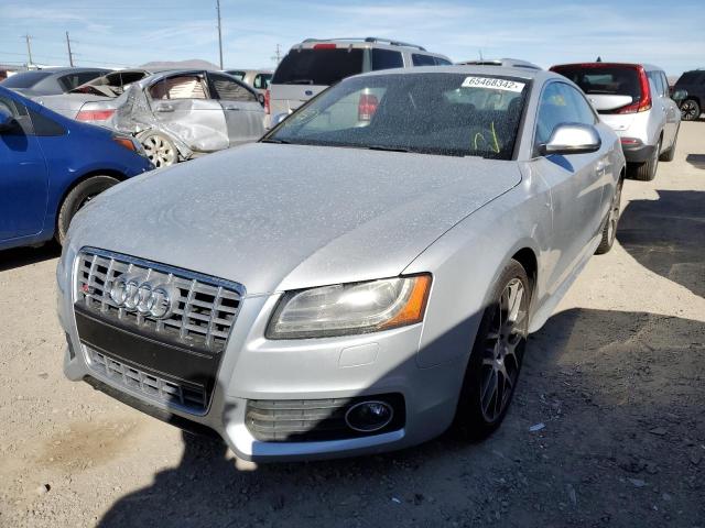 WAURV78T39A006945 - 2009 AUDI S5 QUATTRO SILVER photo 2