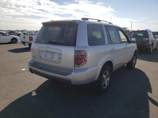 5FNYF28318B018192 - 2008 HONDA PILOT SE SILVER photo 4