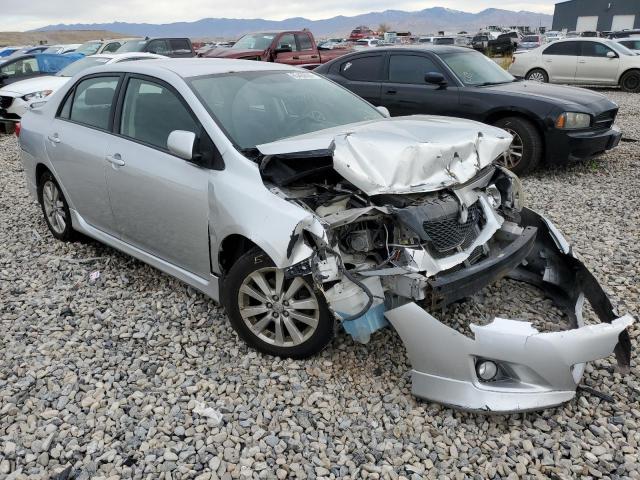 1NXBU4EE5AZ242474 - 2010 TOYOTA COROLA SILVER photo 1