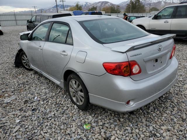 1NXBU4EE5AZ242474 - 2010 TOYOTA COROLA SILVER photo 3