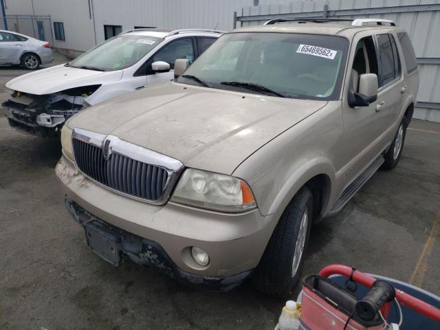 5LMEU68H54ZJ45102 - 2004 LINCOLN AVIATOR 棕色 照片 2
