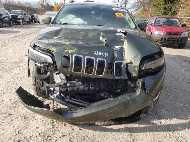 1C4PJMDX1KD159258 - 2019 JEEP CHEROKEE L GREEN photo 9