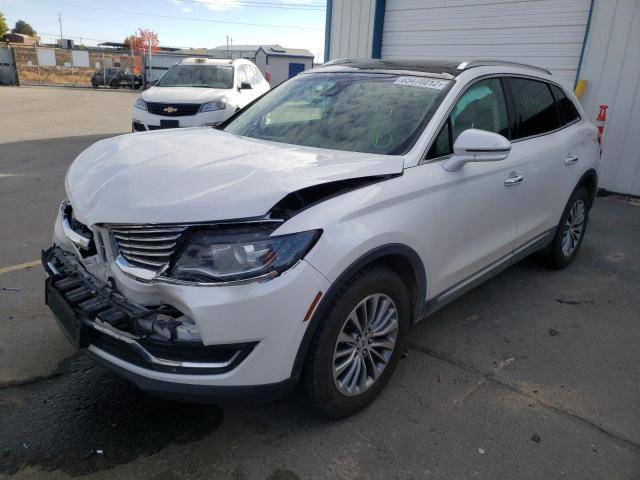 2LMTJ8KR5GBL52519 - 2016 LINCOLN MKX SELECT WHITE photo 2