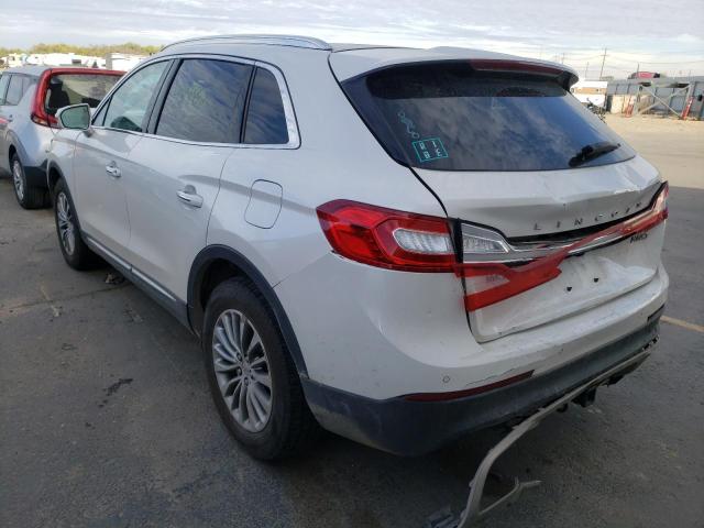 2LMTJ8KR5GBL52519 - 2016 LINCOLN MKX SELECT WHITE photo 3