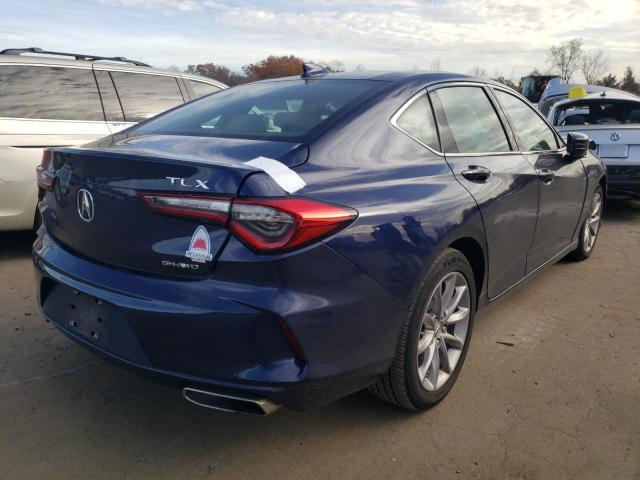 19UUB6F39MA005943 - 2021 ACURA TLX Blau Foto 4