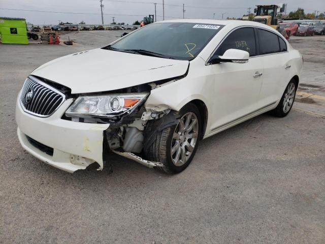 1G4GJ5E37DF214249 - 2013 BUICK LACROSSE T WHITE photo 2