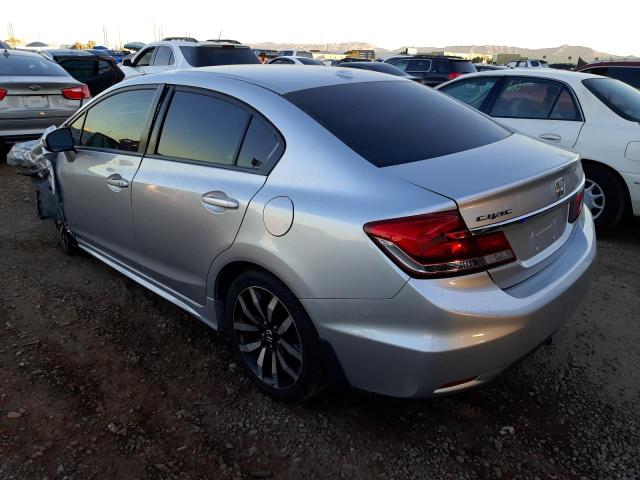 19XFB2F91EE048319 - 2014 HONDA CIVIC EXL Gümüş foto 3