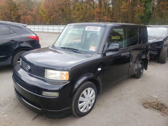 JTLKT324X40156977 - 2004 TOYOTA SCION XB შავი ფოტო 2