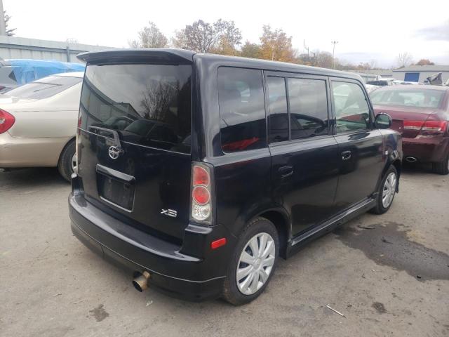 JTLKT324X40156977 - 2004 TOYOTA SCION XB შავი ფოტო 4
