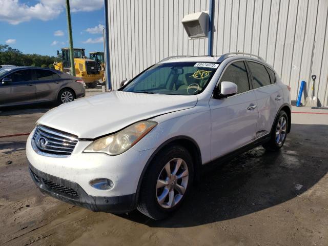 JNKAJ09E58M303102 - 2008 INFINITI EX35 BASE WHITE photo 2