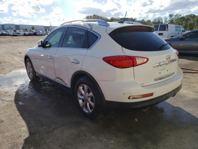 JNKAJ09E58M303102 - 2008 INFINITI EX35 BASE WHITE photo 3