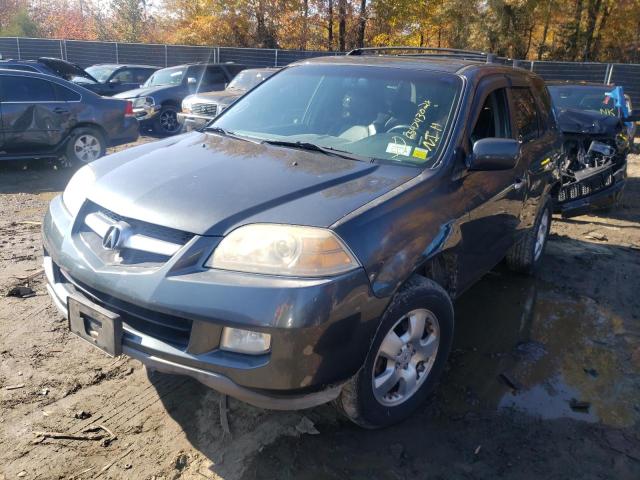 2HNYD18276H549891 - 2006 ACURA MDX CHARCOAL photo 2