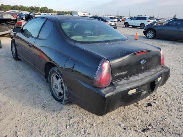 2G1WW12E749141367 - 2004 CHEVROLET MONTE CARL BLACK photo 3