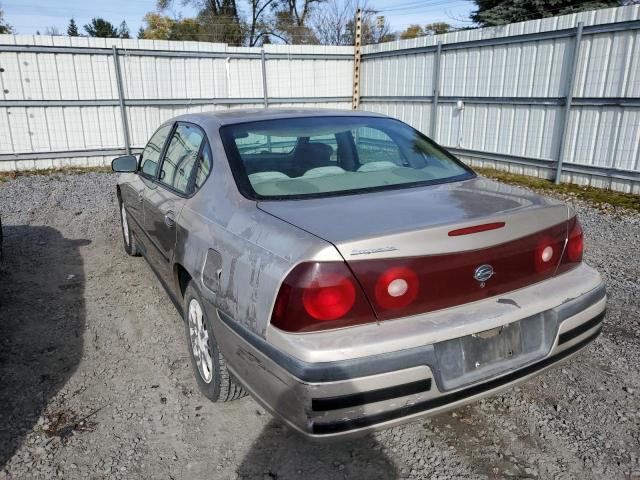 2G1WF52E719142831 - 2001 CHEVROLET IMPALA GRAY photo 3