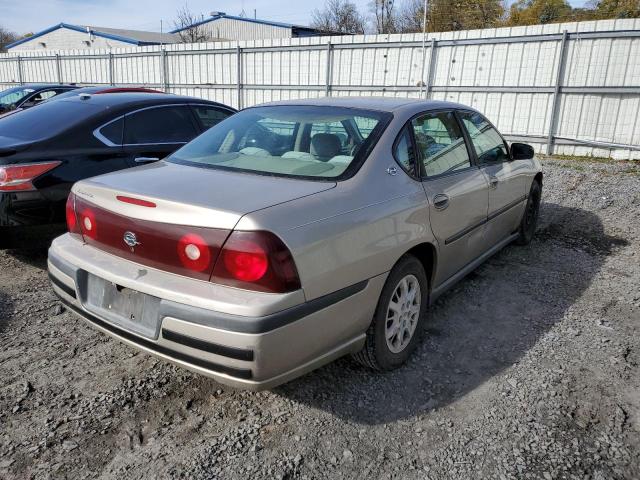 2G1WF52E719142831 - 2001 CHEVROLET IMPALA GRAY photo 4