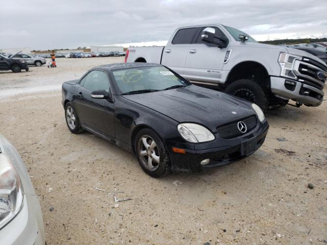 WDBKK65F24F305360 - 2004 MERCEDES-BENZ SLK 320 BLACK photo 1