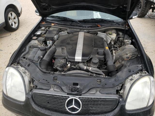 WDBKK65F24F305360 - 2004 MERCEDES-BENZ SLK 320 BLACK photo 7