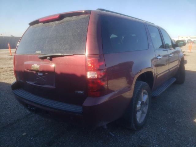 3GNFK16308G287592 - 2008 CHEVROLET SUBURBAN K RED photo 4